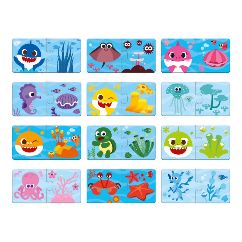 Фото, Видеообзоры пазл dodo baby shark з'єднай кольори