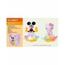 Звірі LD-130G/F (1475882-86)  (72шт/2)батар., свет, звук, в кор. 14*14*15см