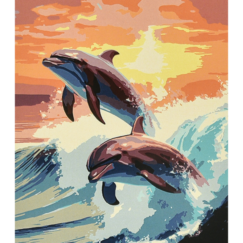 Фото, Відеоогляди картина за номерами strateg преміум гра з хвилями з лаком та рівнем розміром 40х50 см (va-4606)