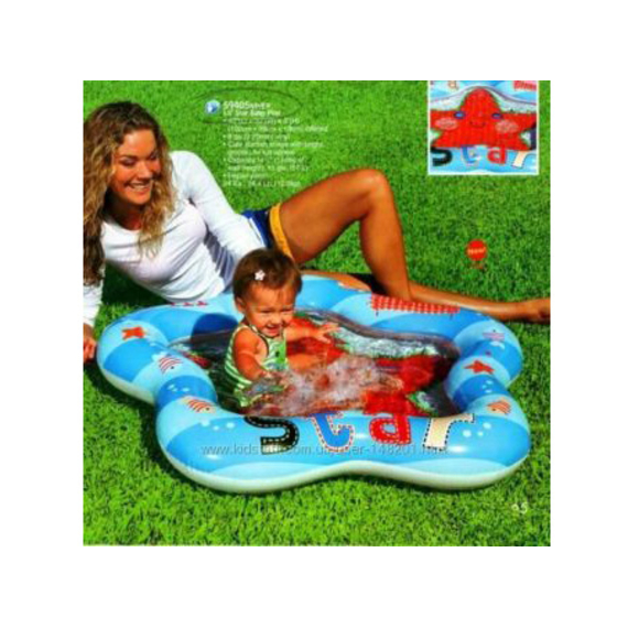 Басейн 59405 (24 шт) звезда, в кульке, 102-99-13см