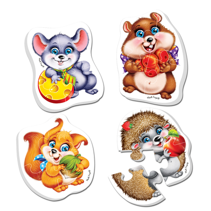 Фото, Видеообзоры бебі пазли «пухнастики» vt1106-89