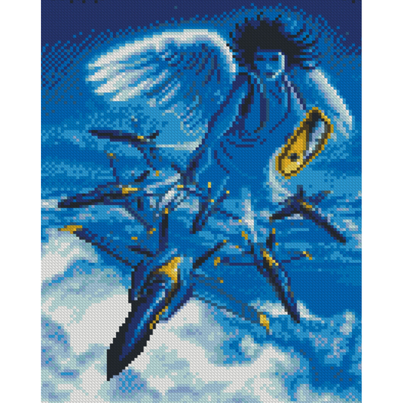 Отзывы  алмазна мозаїка strateg преміум янгол-охоронець україни розміром 30х40 см (hx487)