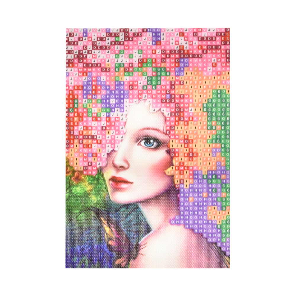 Фото, Видеообзоры алмазна мозаїка strateg преміум квітуча красуня без підрамника розміром 10х15 см (yab12082)