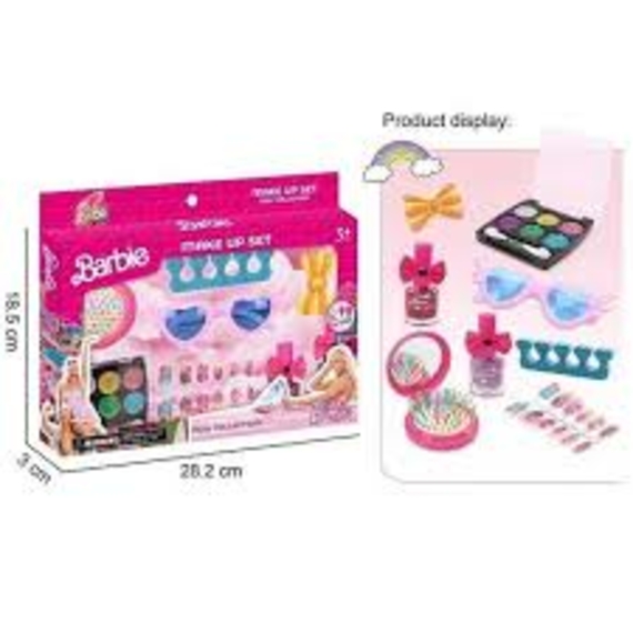 Набір косметики 188-21F (144) лаки, слайдери для нігтів, блиски, тіні, щітка, розділювач, в коробці