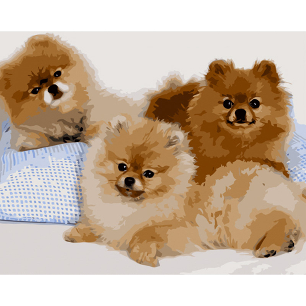 Фото, Відеоогляди картина за номерами strateg преміум три шпіца розміром 40х50 см (gs1131)