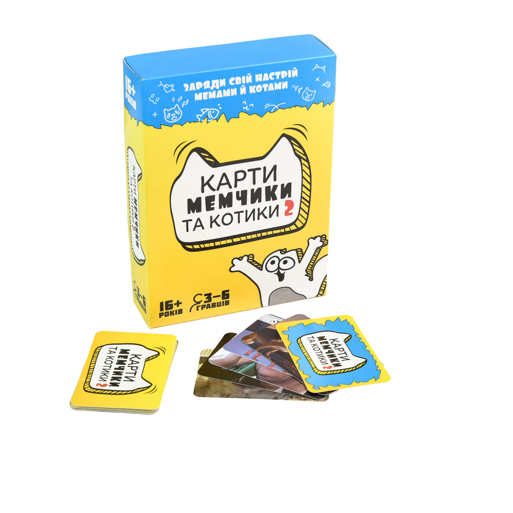 Фото, Видеообзоры настільна гра strateg карти мемчики та котики 2 розважальна українською мовою (30735)