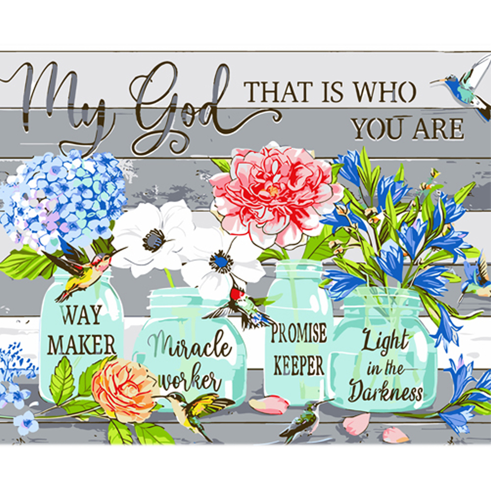 Фото, Відеоогляди картина за номерами strateg чотири букети на кольоровому фоні розміром 40х50 см (mz067)