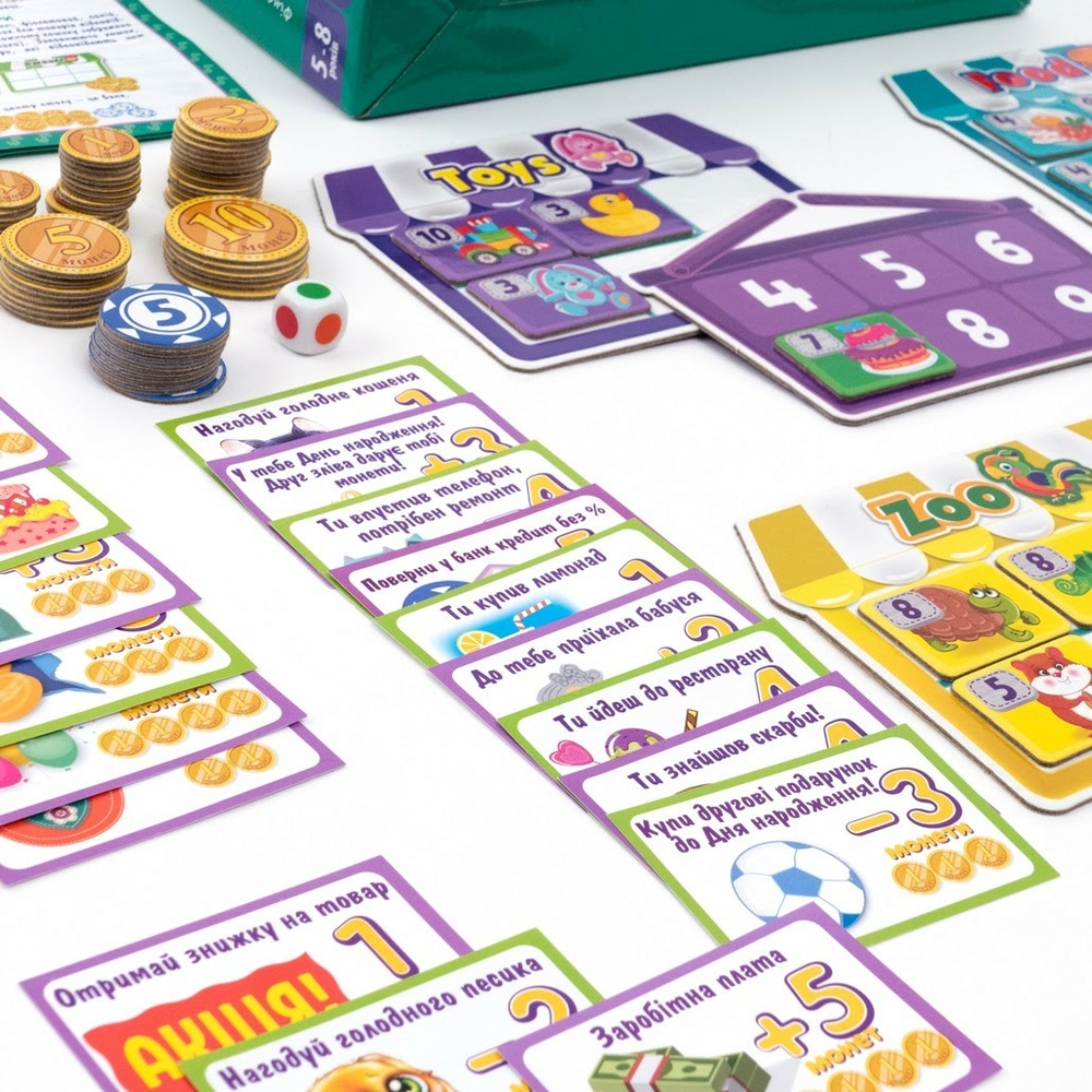 Фото, Відеоогляди гра настільна «граємо у крамничку» vt2312-06