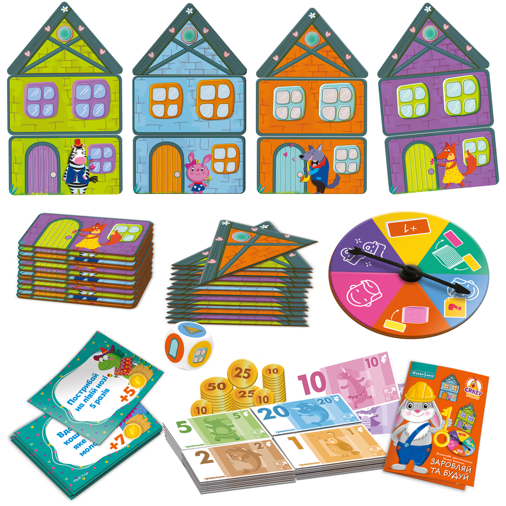 Фото, Видеообзоры гра настільна vladi toys економічна «заробляй та будуй» vt2312-04