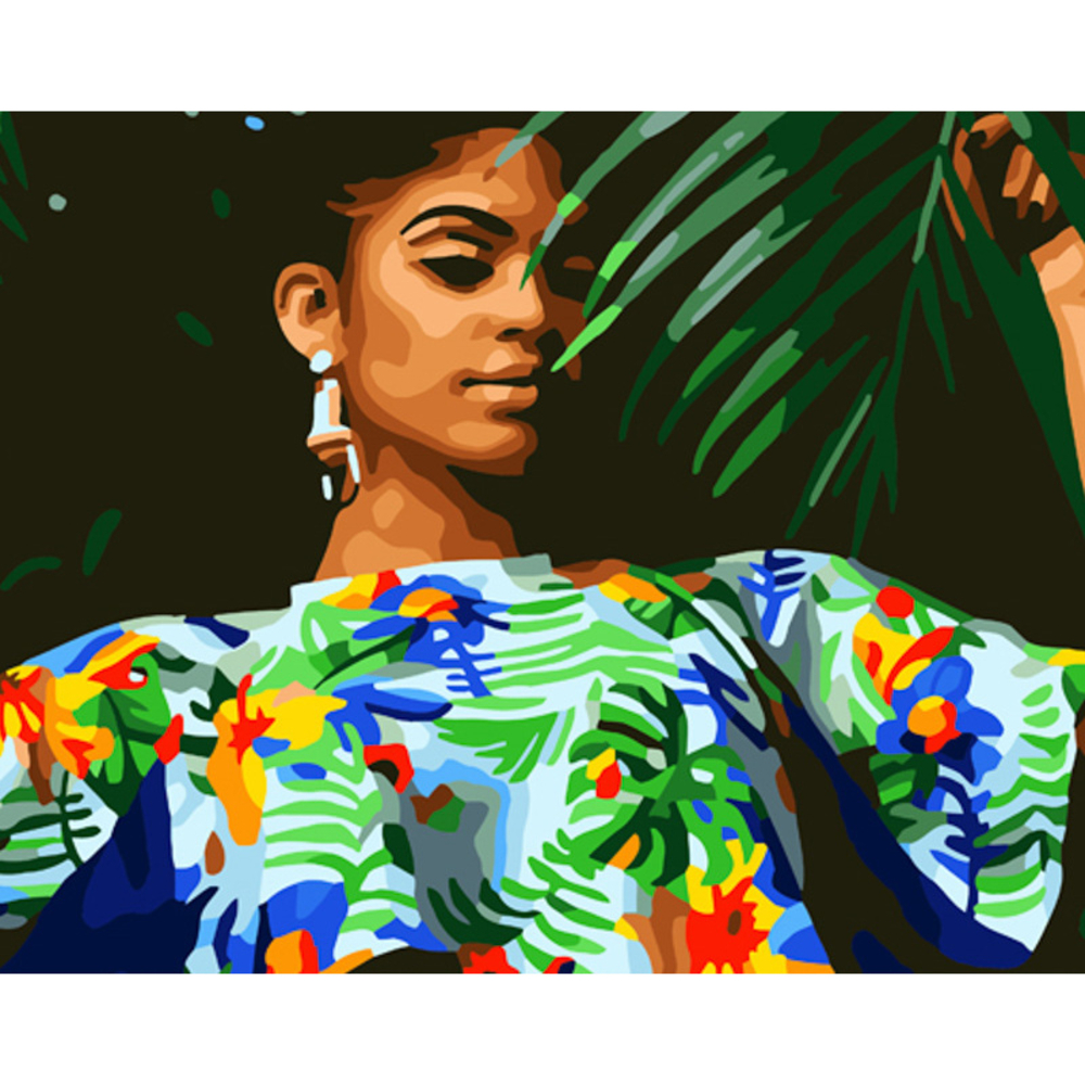 Фото, Видеообзоры картина за номерами strateg преміум яскраві фарби розміром 40х50 см (gs836)