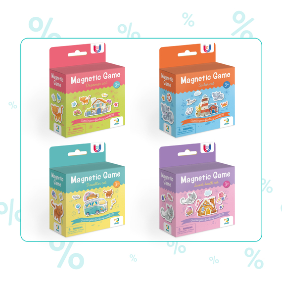 Набір магнітних ігор Dodo з котиком