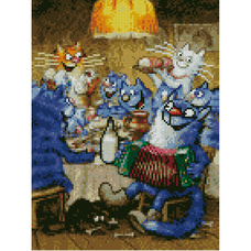 Алмазна мозаїка Strateg ПРЕМІУМ Розгуляй! 30х40 см HX092 Алмазна мозаїка Strateg ПРЕМІУМ Розгуляй! 30х40 см HX092