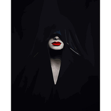 Картина за номерами Strateg ПРЕМІУМ Погляд з темряви розміром 40х50 см (GS720) Картина за номерами Strateg ПРЕМІУМ Погляд з темряви розміром 40х50 см (GS720)