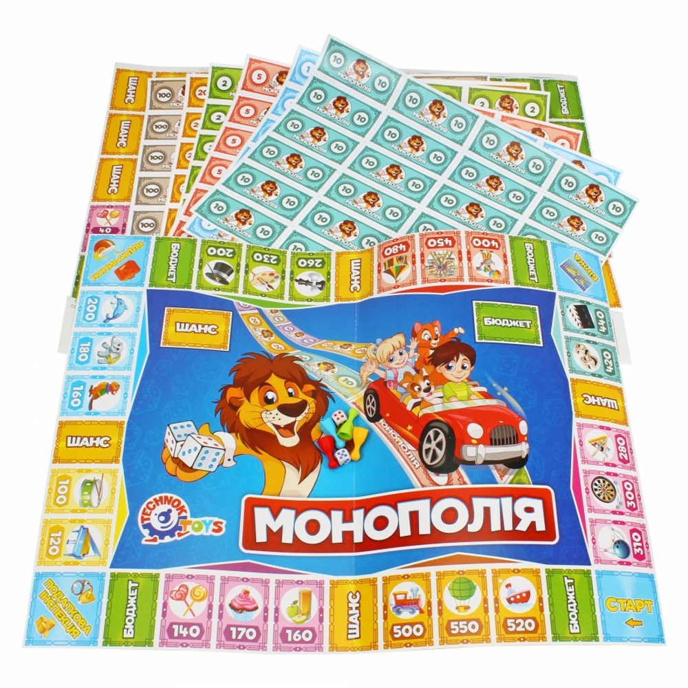 Фото, Видеообзоры настільна гра "дитяча монополія технок", арт.0755