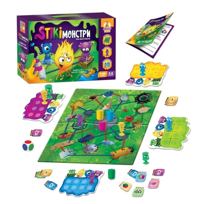 Фото, Видеообзоры гра настільна «стікімонстри» vt8055-35