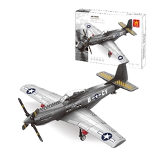 Конструктор Wange Винищувач P-51 Mustang Fighter 4006