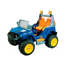 Машина A 18-4 (1шт) 2 мотора 30W, 2 аккум 6V/10A, 6км/ч, 3-8лет, 26кг, синяя, 127-90-89см