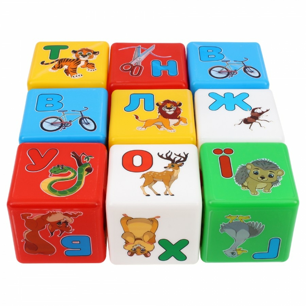 Фото, Відеоогляди іграшка кубики "абетка веселка технок" (укр.), арт.1806