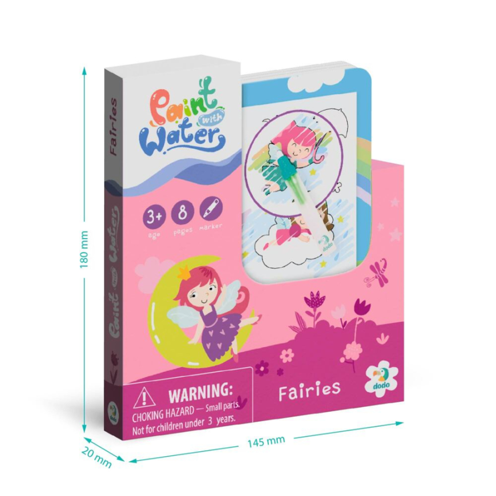 Фото, Видеообзоры набір водних розмальовок dodo феї