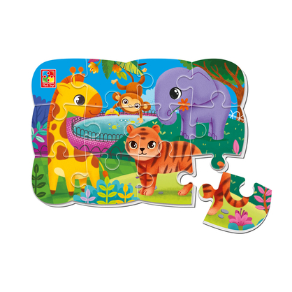 Фото, Видеообзоры гра розвиваюча vladi toys пазли м'які магнітні а5 малюк зможе "зоопарк" vt3205-90