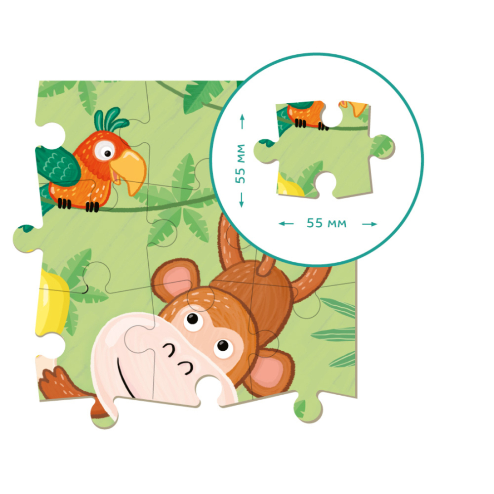 Фото, Видеообзоры пазл dodo мавпеня