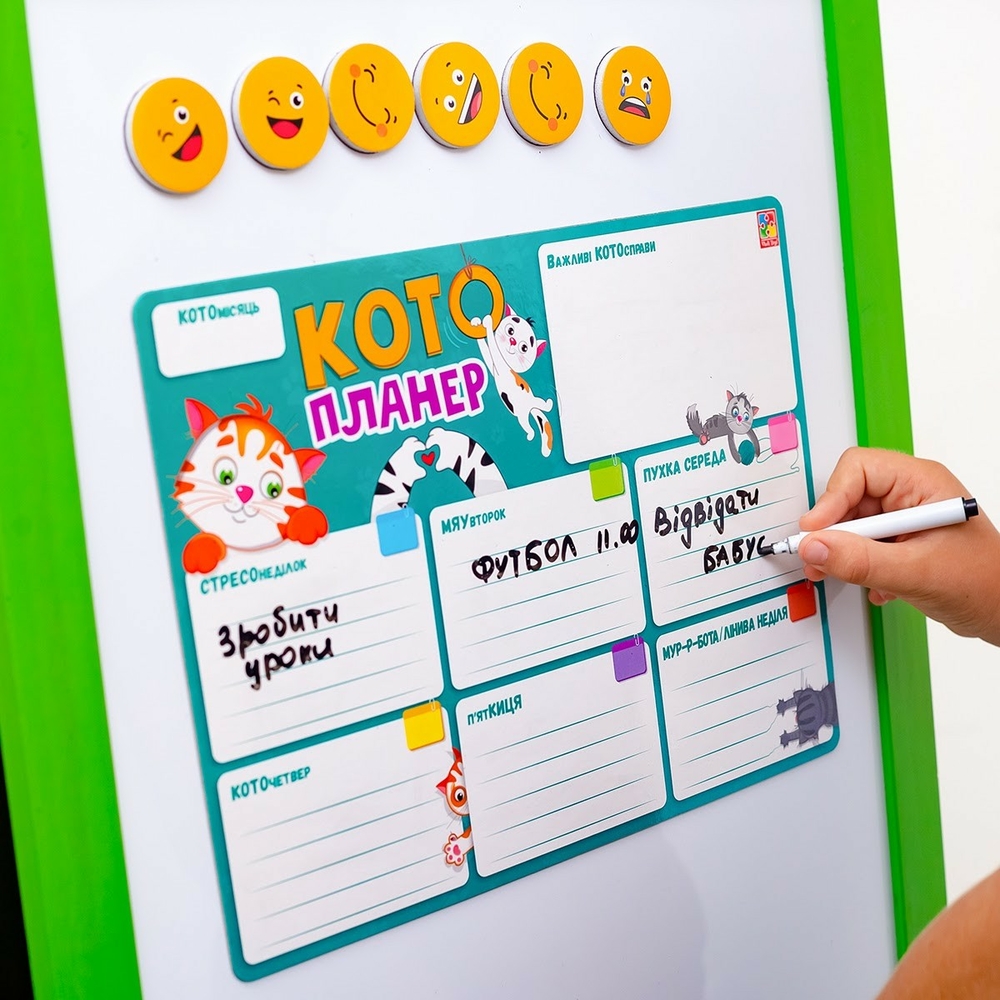 Фото, Видеообзоры магнітна дошка «котопланер» vt3601-25