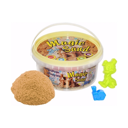 Фото, Видеообзоры кінетичний пісок strateg magic sand класичний у відрі 350 г (370-1)