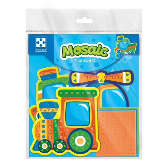 Отзывы  набір для творчості м'яка мозаїка «транспорт» vladi toys vt4511-10