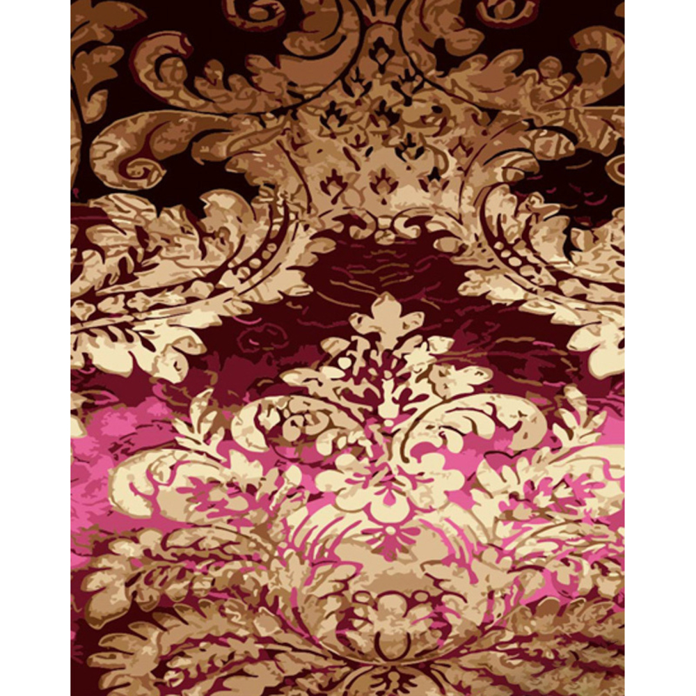 Фото, Відеоогляди картина за номерами strateg преміум золотий візерунок з лаком та з рівнем розміром 40х50 см (gs1454)