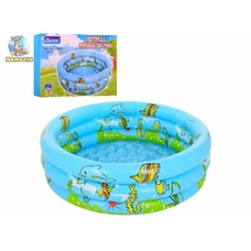 Бассейн D25651 (12шт) детский, круглый, 100см, в кор-ке, 28,5-21,5-5см