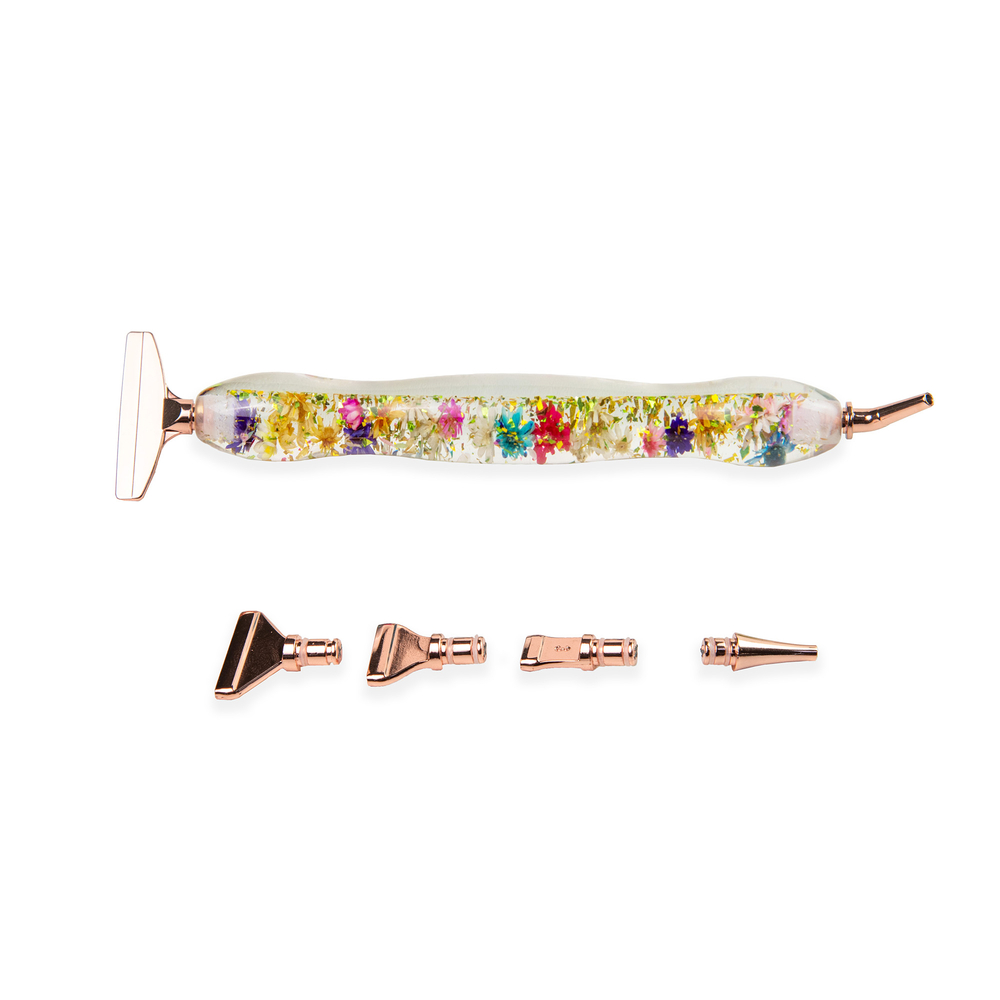 Фото, Видеообзоры стилус скляний квіти (6 змінних насадок) strateg (va-10024)