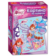 4748-19 Картинка з паєток.Блум 