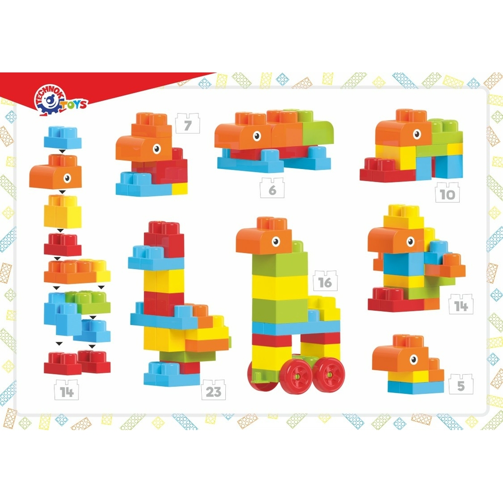 Фото, Видеообзоры іграшка "конструктор технок", арт.6818