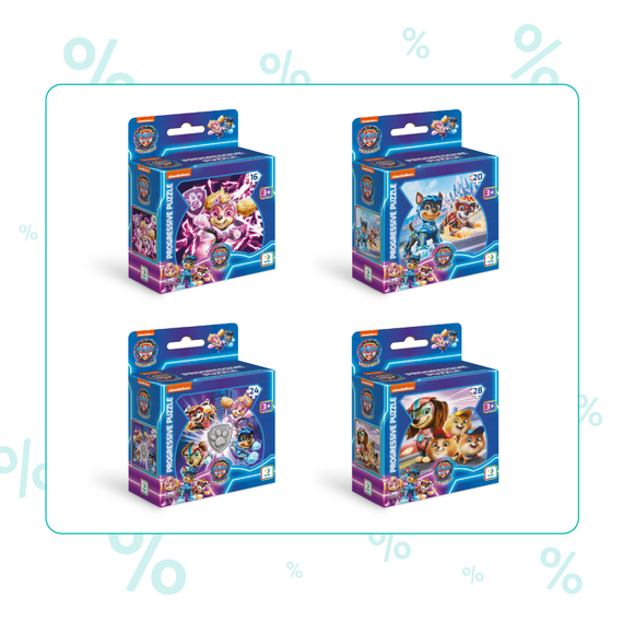 Набір пазлів Dodo Paw Patrol Progressive