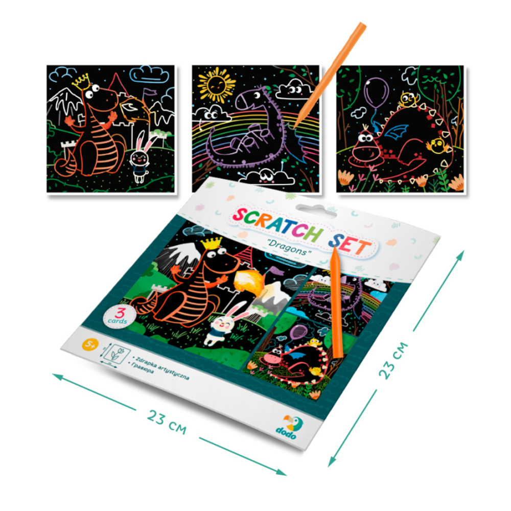 Фото, Видеообзоры набір гравюр dodo дракони