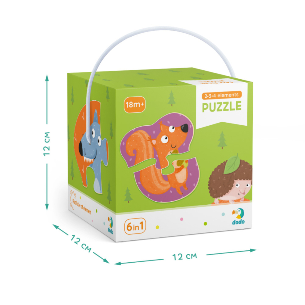 Фото, Видеообзоры пазл dodo лісові тварини