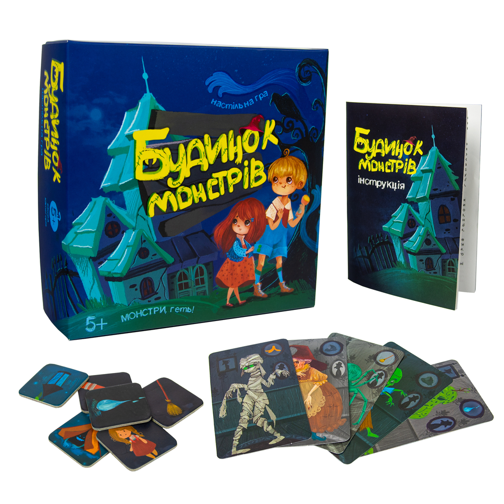 Фото, Відеоогляди настільна гра strateg українською мовою будинок монстрів (30866)
