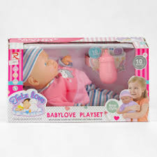 Пупс 9270 (36) мякотілий, 10 звукових ефектів аксесуар, 30см, у коробці