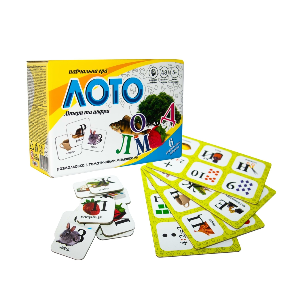 Фото, Видеообзоры лото strateg літери та цифри українською мовою (30369)