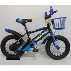 Велосипед двоколісний дитячий BX-98 20" з корзиною чорно-синій