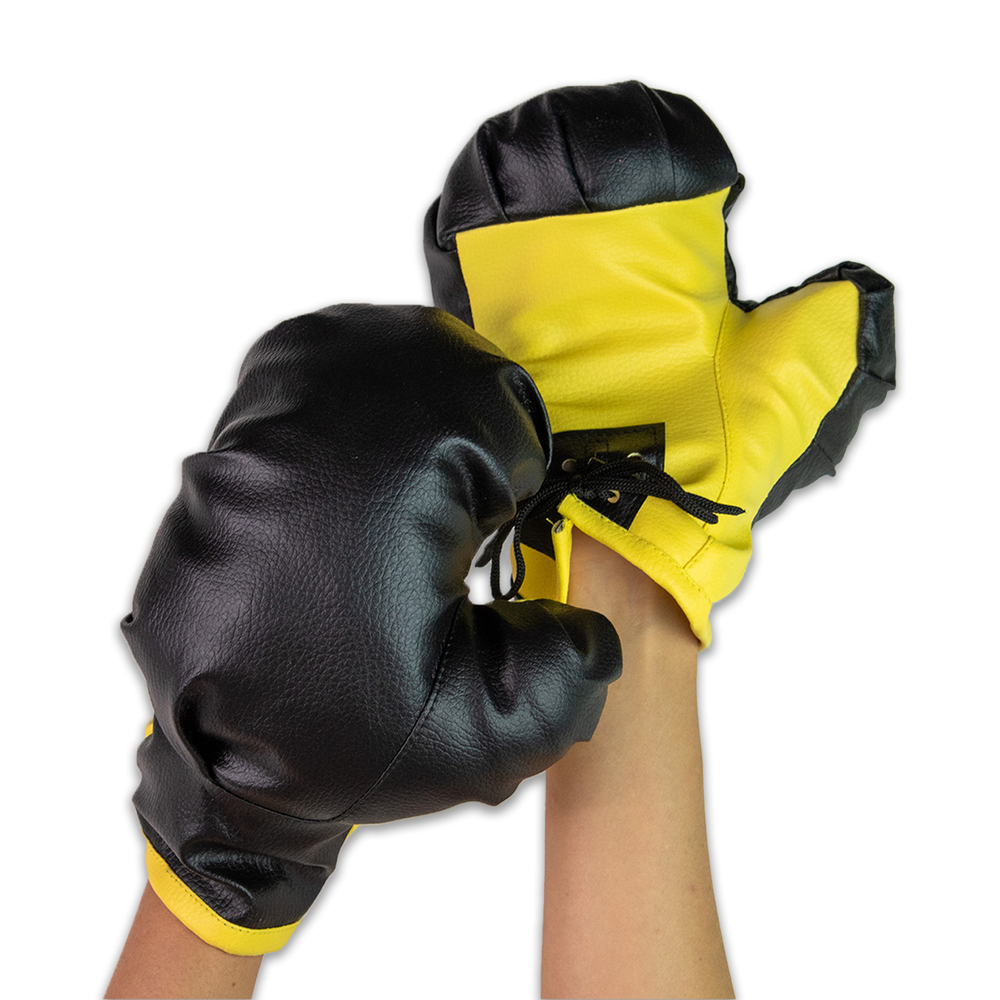 Фото, Видеообзоры боксерські рукавички new strateg жовто-чорні (2079)