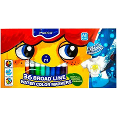 Фломастери 36 кол Super Washable Jumbo 1632-36СВ