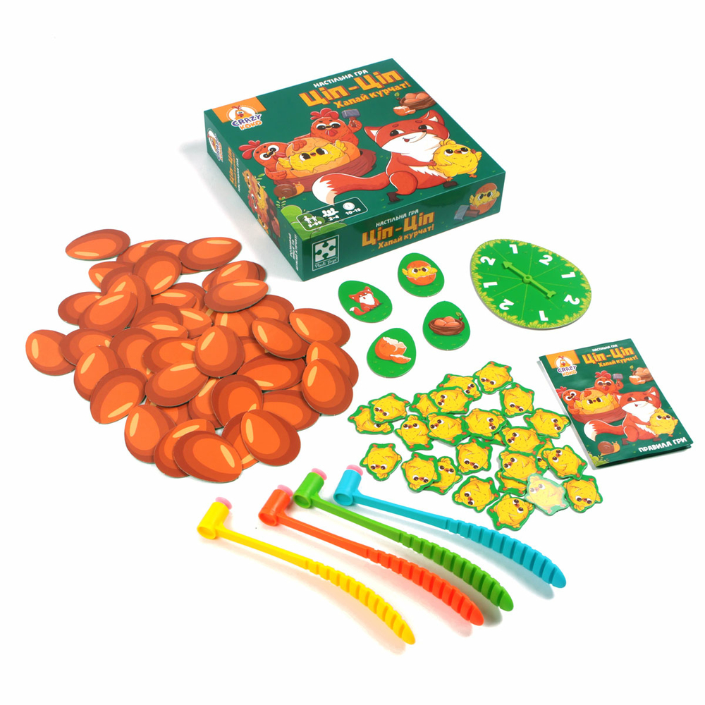 Фото, Видеообзоры гра настільна vladi toys розважальна. ціп-ціп хапай курчат! vt8055-42