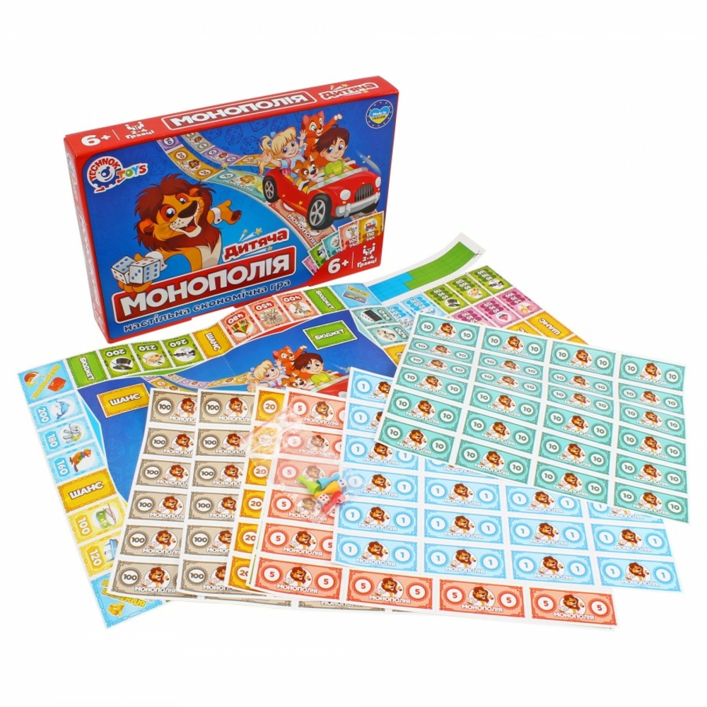 Фото, Видеообзоры настільна гра "дитяча монополія технок", арт.0755