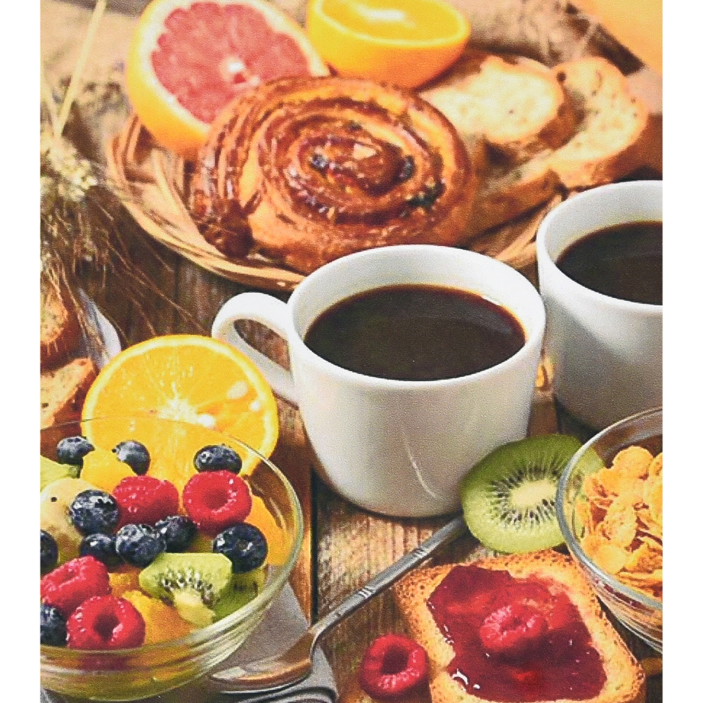 Фото, Відеоогляди алмазна мозаїка strateg преміум кава зі смаколиками розміром 30х40 см (heg86090)