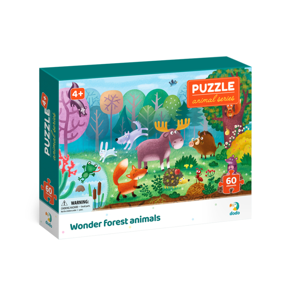 Фото, Відеоогляди пазл dodo диво-звірі у лісі