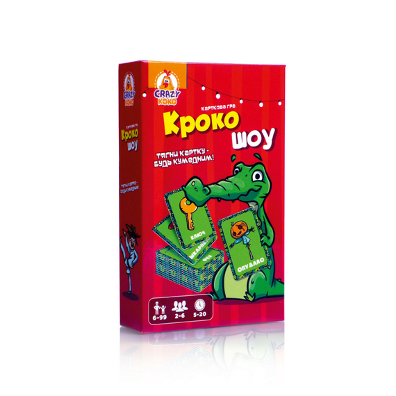 Гра настільна Vladi Toys розважальна. Крокошоу. VT8077-02