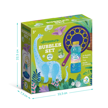 Фото, Видеообзоры набір мильних бульбашок dodo динозаври 450 мл