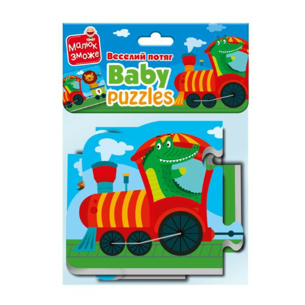Фото, Відеоогляди гра розвиваюча vladi toys м'які бебі пазли. веселий потяг. vt1106-95 (укр)