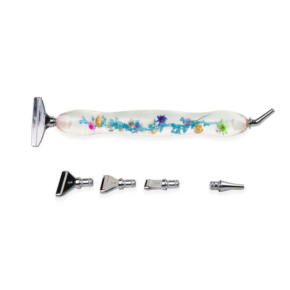 Фото, Видеообзоры стилус скляний квіти (6 змінних насадок) strateg (va-10023)